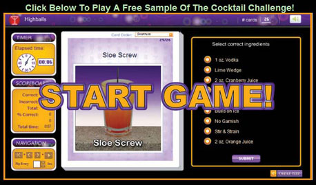 Play the PBSA Bartender Challenge game